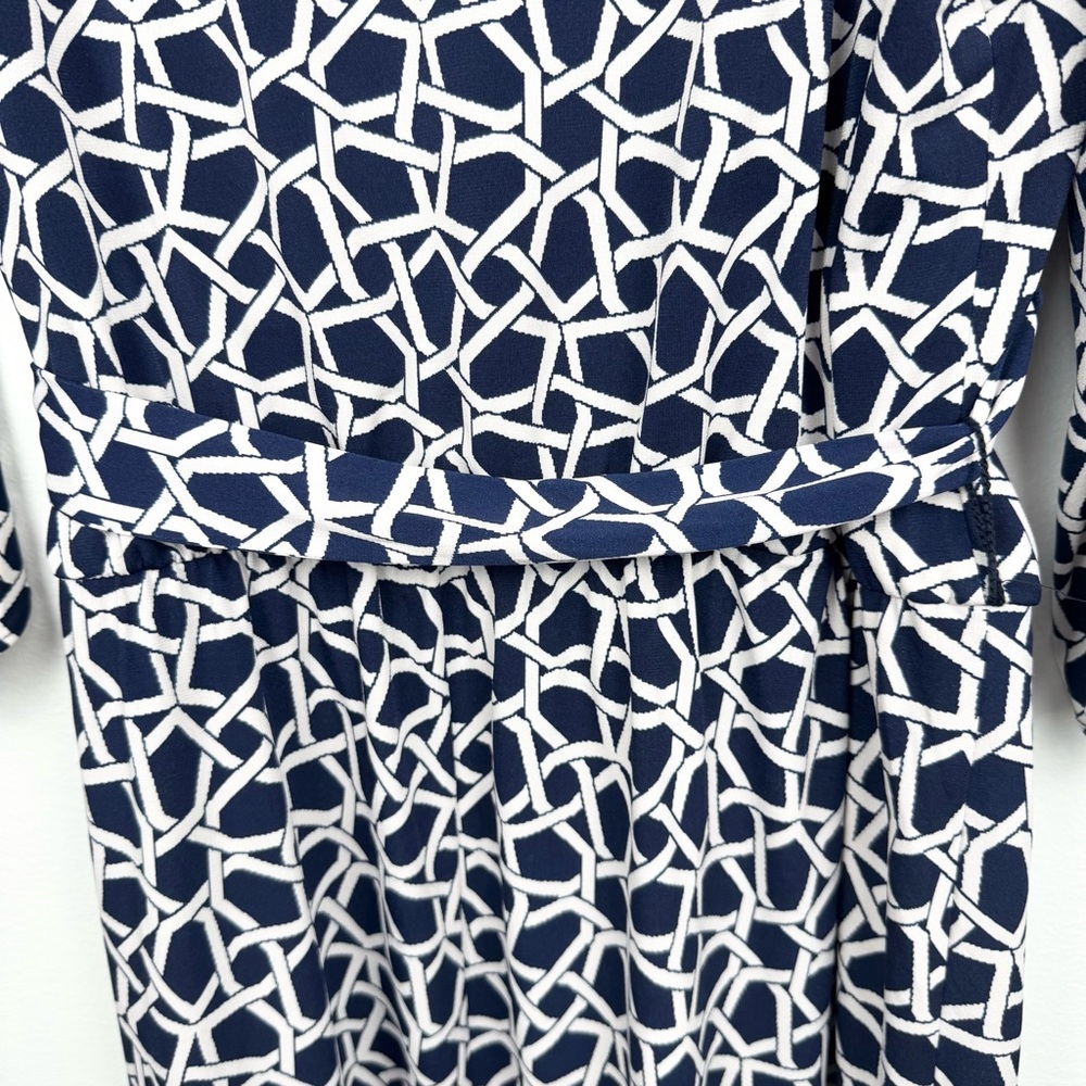 Chaus Navy Print Dress Size 2X - Picture 12 of 16